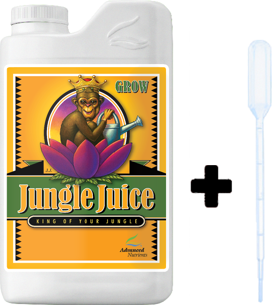 Набор Advanced Nutrients Jungle Juice Grow 1л + пипетка-дозатор, удобрение для растений, на стадию цветения