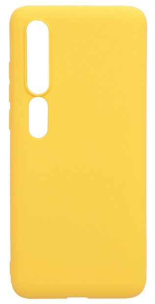 Чехол - накладка Soft Sense для Xiaomi Mi 10 желтый