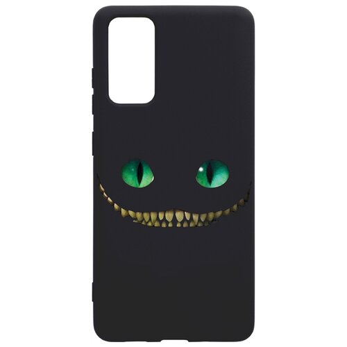 фото Ультратонкая защитная накладка gleam 3d для galaxy s20 fe с принтом "улыбка чеширского кота" gosso