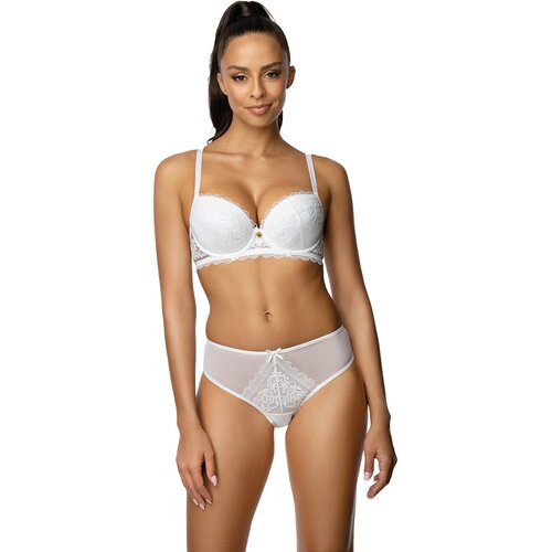 Бюстгальтер MAT M-0198-11-1 Estelle кружево белый Размер 65F 5123₽