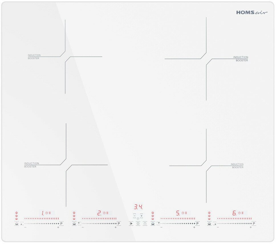 Электрическая варочная панель Homsair HIC64SWH