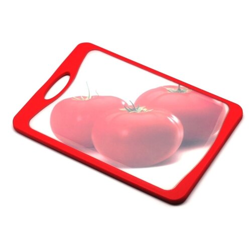 фото Разделочная доска atlantis flutto 20х14 см красный(томат)