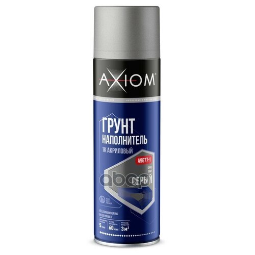 Грунт Напонитель 1к Акриловый Серый 650 Мл Axiom A9677-1 AXIOM арт. A96771