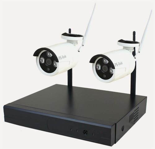 Изображение товара Комплект видеонаблюдения WIFI PS-link C302W 3Мп 2 камеры для улицы