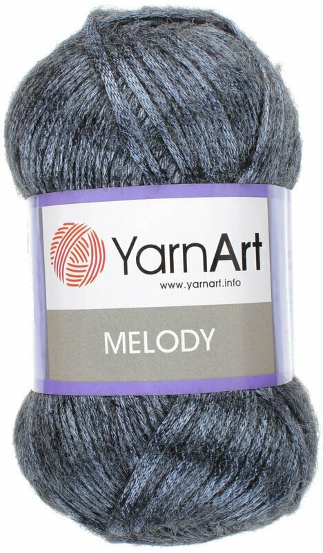 фото Пряжа YarnArt Melody 100г, 230м (ЯрнАрт Мелоди) Нитки для вязания, 9% шерсть, 21% акрил, 70% полиамид, цвет 884 джинс, 1шт