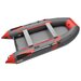 Лодка надувная ПВХ под мотор ROGER Zefir 4000, лодка роджер НДНД с ковриком призма (графитовый-красный)