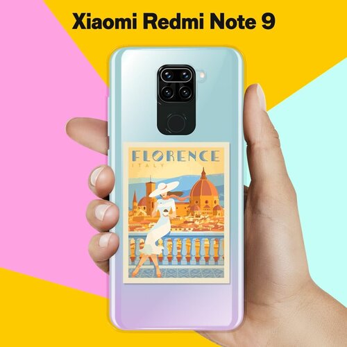 Силиконовый чехол Флоренция на Xiaomi Redmi Note 9 силиконовый чехол на xiaomi redmi note 9 сяоми редми ноут 9 с 3d принтом amazing peonies прозрачный