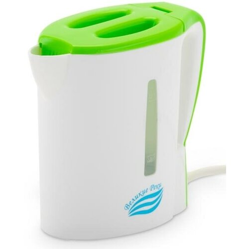 Чайник электрический Великие реки Мая-1 500 Вт белый салатовый 05 л пластик 94200₽