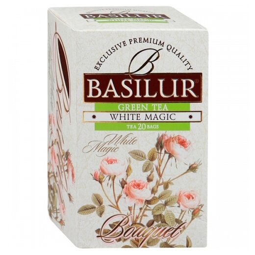 Чай улун Basilur Bouquet White magic в пакетиках