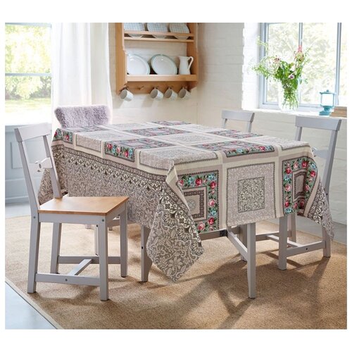 фото Скатерть из рогожки торжество 120х145 текс-дизайн