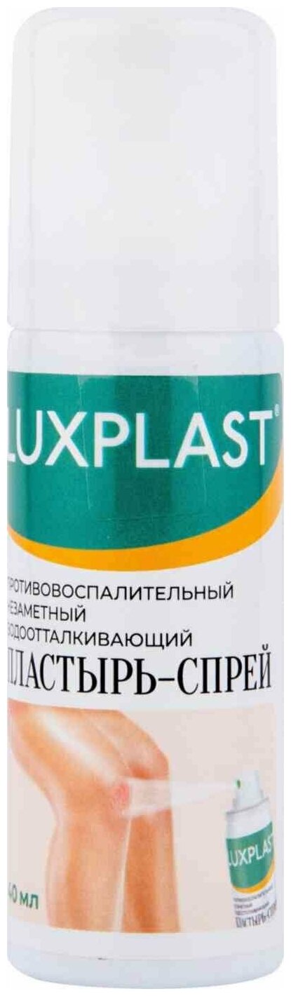 Пластырь-спрей LUXPLAST (Люкспласт) 40 мл флакон FARMAC - ZABBAN S.p.A, Итал IT - фото №4