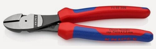 Изображение товара Бокорезы Knipex 7402200, особой мощности черненые, черного цвета, 200 mm