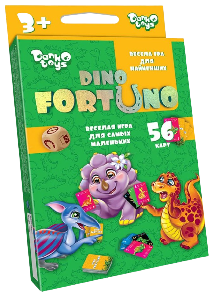 Настольная игра Danko Toys Dino FortUno