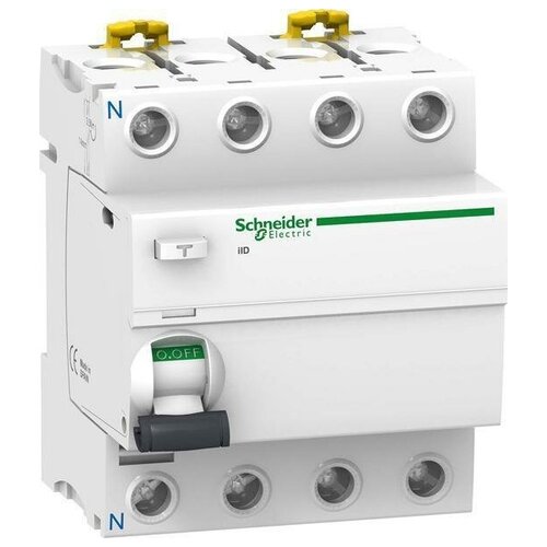 УЗО Schneider Electric Acti9 iID 4P 25А 30мА класс AC