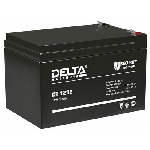 Аккумулятор ОПС 12В 12А. ч Delta DT 1212