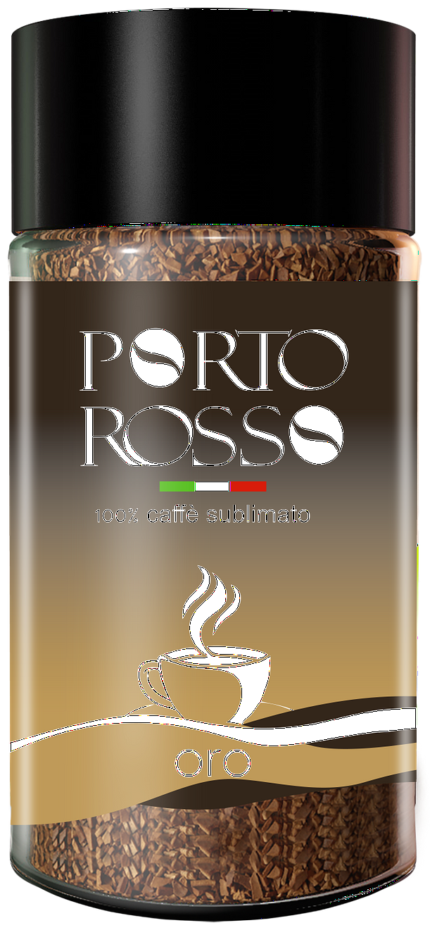 Кофе растворимый Porto Rosso Oro 90г Московская кофейня на паяхъ - фото №2