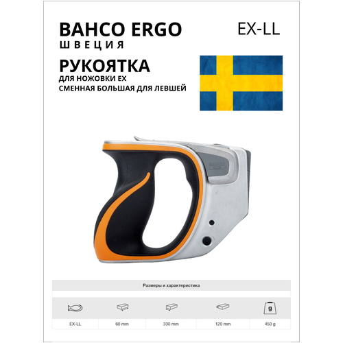 Рукоятка сменная ERGO Bahco, для левшей EX-LL