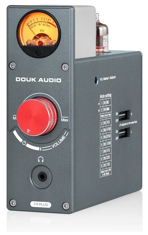 Ламповый предусилитель c фонокорректором MM/MC Douk Audio T4 Plus
