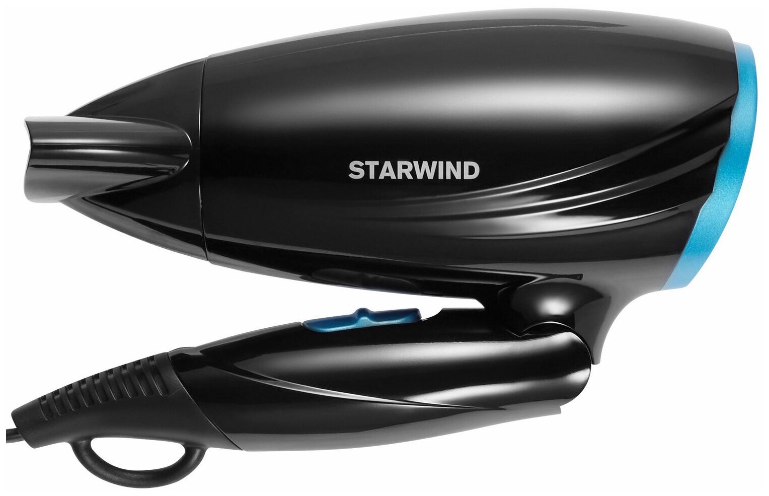 Фен Starwind SHD 7066 черный/синий - фотография № 5