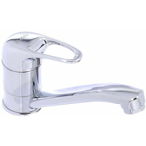 Смеситель для кухни Klabb, короткий излив, картридж 40мм, хромированный без подводки, 1 шт.