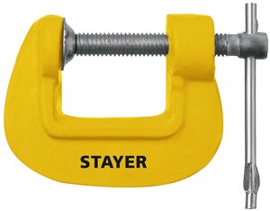 STAYER SG-25 25 мм, Чугунная струбцина G (3215-025)