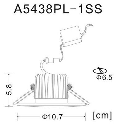 Встраиваемый светильник Arte Lamp UOVO A5438PL-1SS - фотография № 7