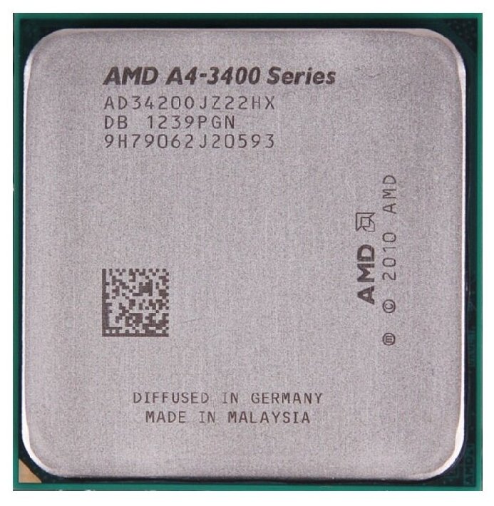 Процессор AMD A4-3420 Llano FM1,  2 x 2800 МГц, OEM