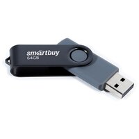 UFD 2.0 Smartbuy 064GB Twist Black (SB064GB2TWK)