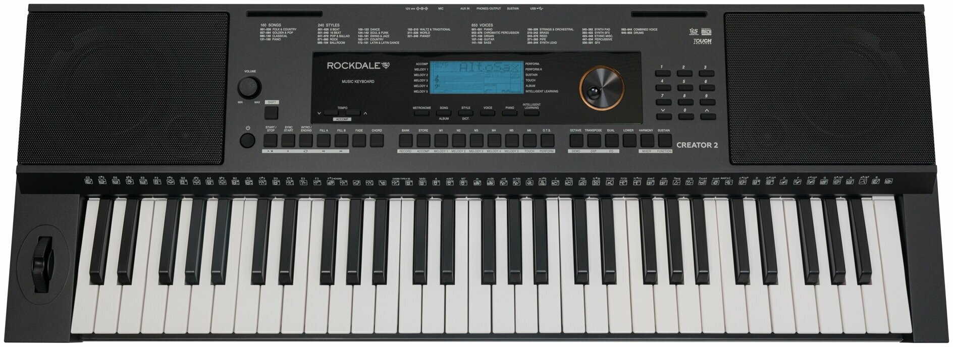 ROCKDALE Creator 2 синтезатор, 61 клавиша