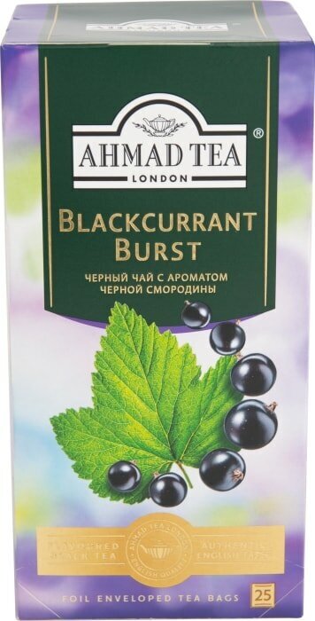 Чай черный Ahmad Tea Смородиновый взрыв 25x1,5 г - фото №11