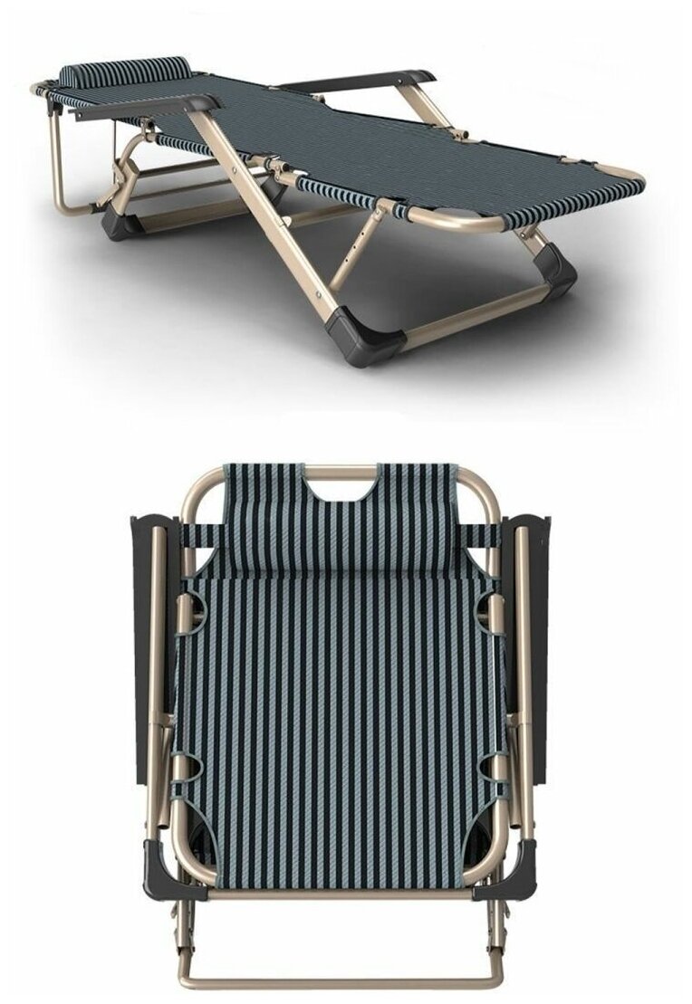 Кресло-шезлонг-раскладушка Hans&Helma кровать туристическая походная .