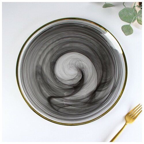 Тарелка подстановочная «Дымка», d=30,5 см, цвет серый