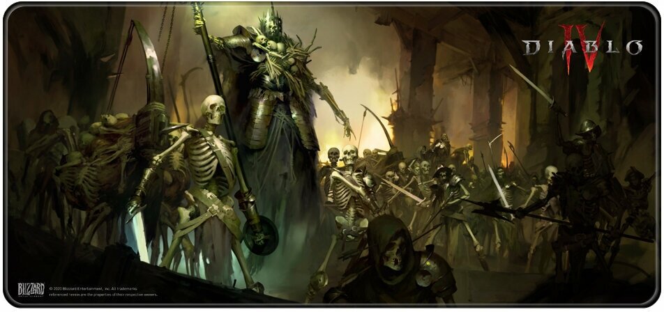 Коврик для мыши Blizzard Diablo IV Skeleton King XL