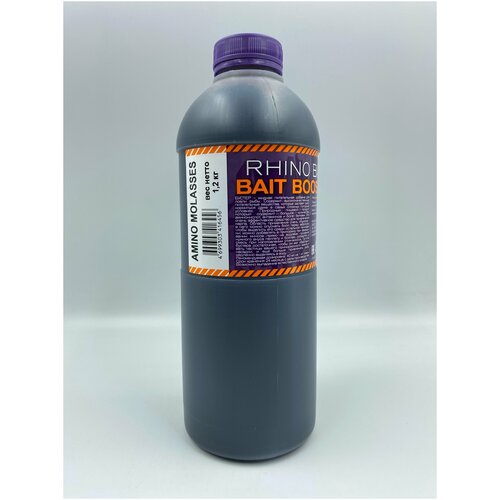 Rhino Baits Booster Liquid Food Amino Molasses / аминомеласса /, канистра 1,2 л / жидкое питание / ликвид / бустер