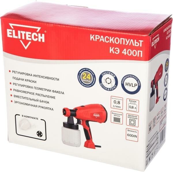 Краскопульт Elitech КЭ 400П