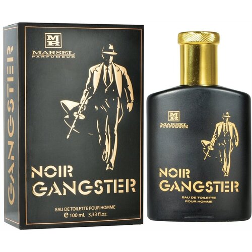 Marsel Parfumeur Туалетная вода мужская Gangster Noir 100мл marsel parfumeur мужская туалетная вода gangster noir 100 мл