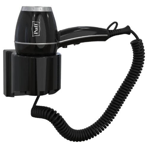 Фен для волос настенный Puff-1800Вl цвет черный 594500₽