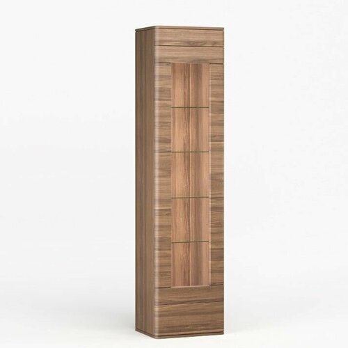 Буфет 1-но дв. высокий ORLY орех левый, 52.2х40x216.3 см, PARRA