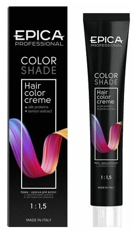 Краска для волос Epica Professional COLORSHADE Hair Color Creme, 7.00