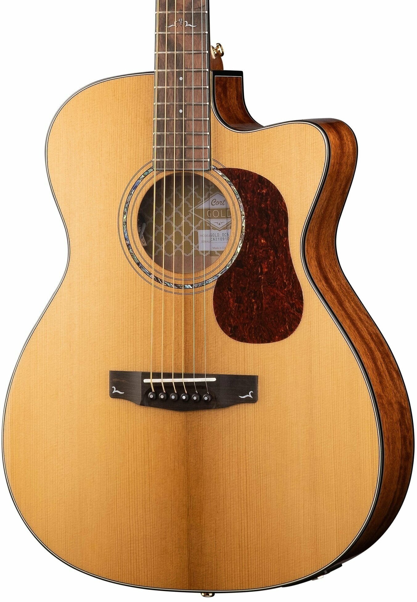 Электроакустическая гитара Cort Gold-A8-WCASE-NAT
