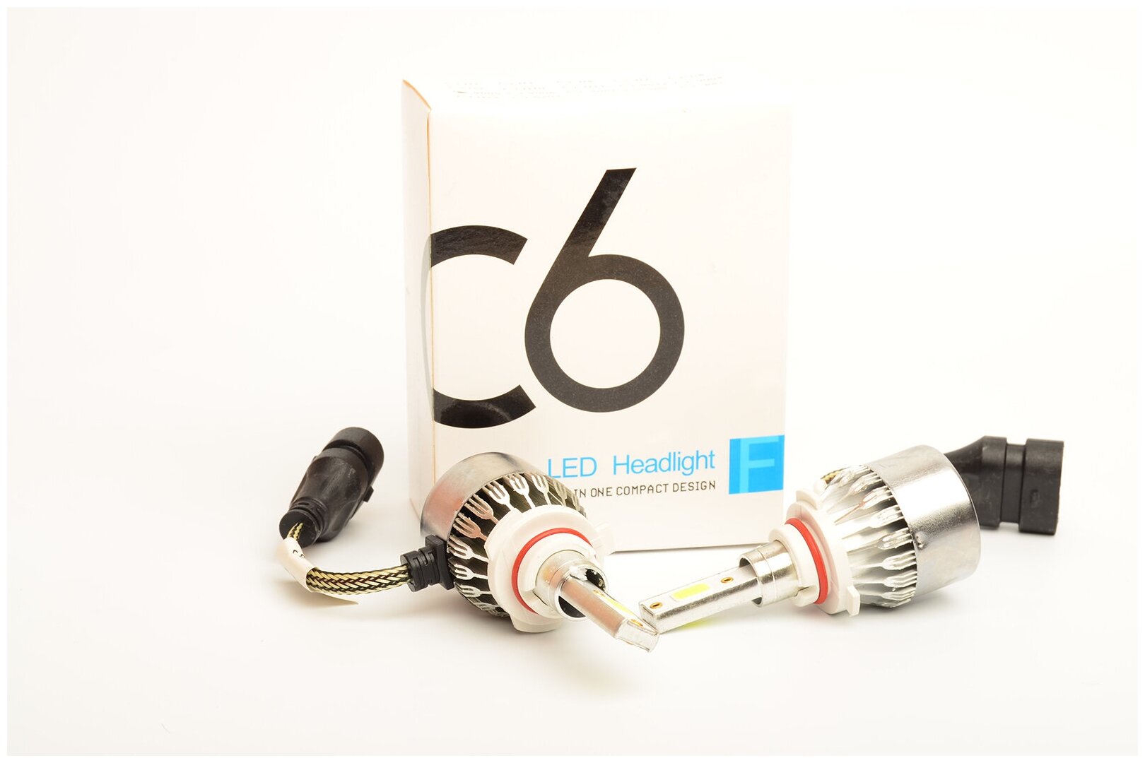 Лампа автомобильная светодиодная C6 LED Headlight HB3 36W, 12-24V, 3800 LM, 6000 K