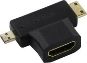 Переходник B&P HDMI F -> miniHDMI M + microHDMI M