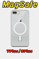 Чехол (накладка) Vixion для Apple iPhone / айфон 7 plus / 8 plus / плюс MagSafe (прозрачный)