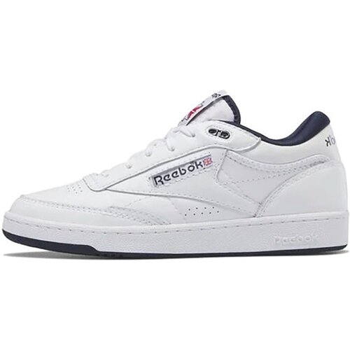 Кеды Reebok Club C, повседневные, натуральная кожа, размер 9, белый