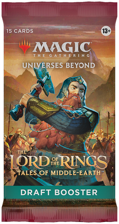 Дополнение для настольной игры ККИ MTG: Драфт-бустер издания Universes Beyond The Lord of the Rings Tales of Middle-Earth на английском