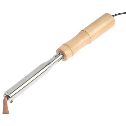 Паяльник тундра деревянная рукоятка плоское медное жало 75 Вт 220 В 91000₽