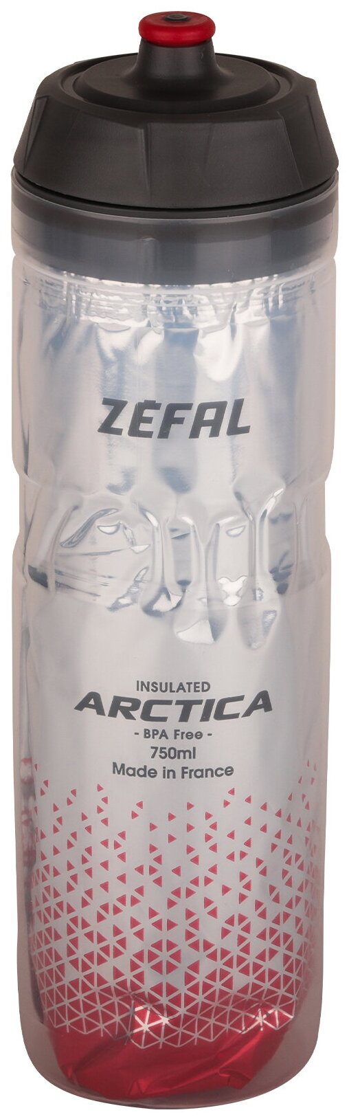 Фляга Zefal Arctica 75 Bottle Silver/Red