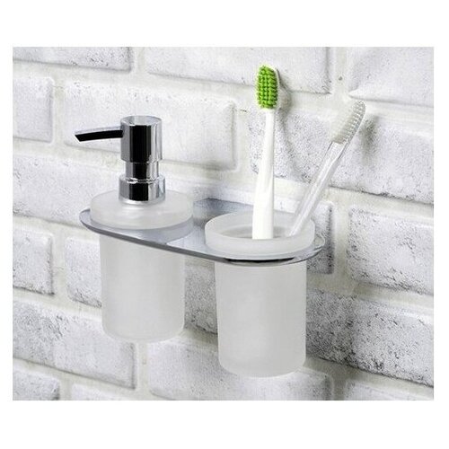 фото Держатель стакана и дозатора wasserkraft kammel k-8389