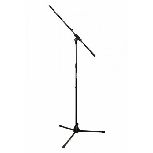 Veston MS046 Микрофонная стойка стойка для микрофона boom mic stand 200 см наклонного типа журавль алюминиевая черная
