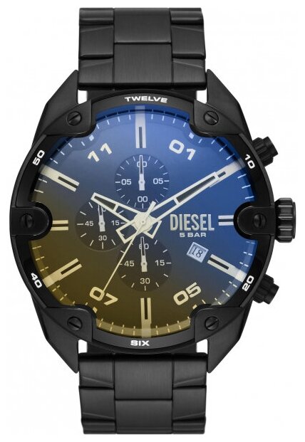 Наручные часы DIESEL DZ4609, черный, серебряный